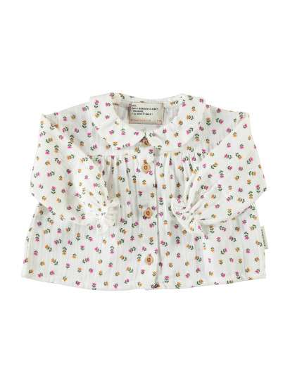 BLUSA Piupiuchick Flores Cuello Peter Pan