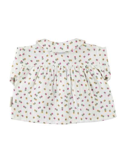 BLUSA Piupiuchick Flores Cuello Peter Pan