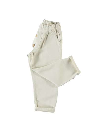 PANTALON Piupiuchick Denim Blanco Unisex