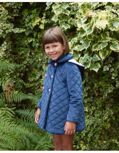 Parka Eva Castro Marino Guateada Nina