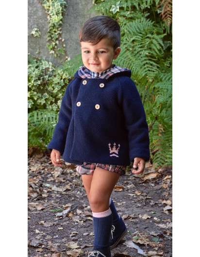 Conjunto Lily Eva Castro Niño Marino Rosa