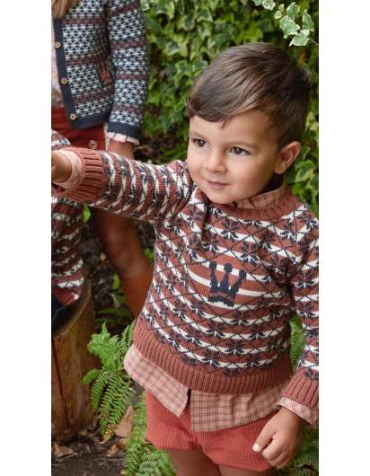 Conjunto GIULIA EVA CASTRO pana Caldero Bombacho Camisa Nino