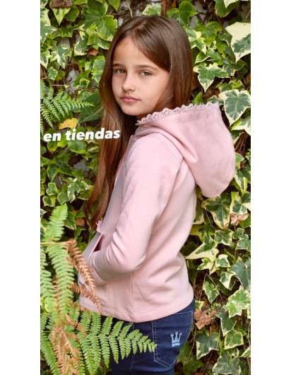 Sudadera Eva Castro Lily Rosa  Nina