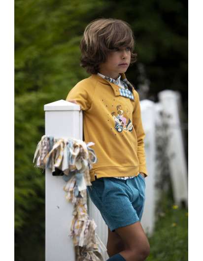 Sudadera Kids Chocolate VESPAS niño