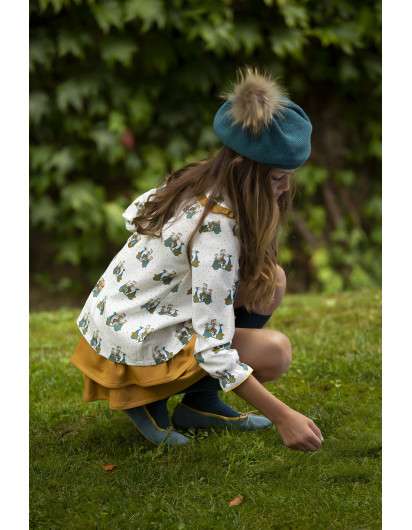 Falda Kids Chocolate Mostaza VESPAS JOGGING