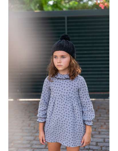 Vestido Baby Paris CorazóN Gris De Niña