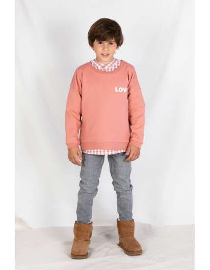 Sudadera Baby Paris Love Unisex