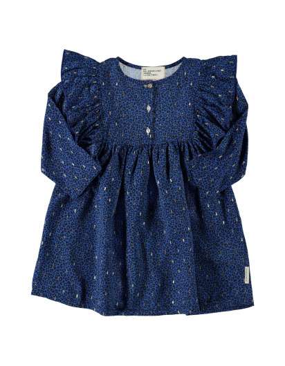 VESTIDO Piupiuchick Print Azul Niña