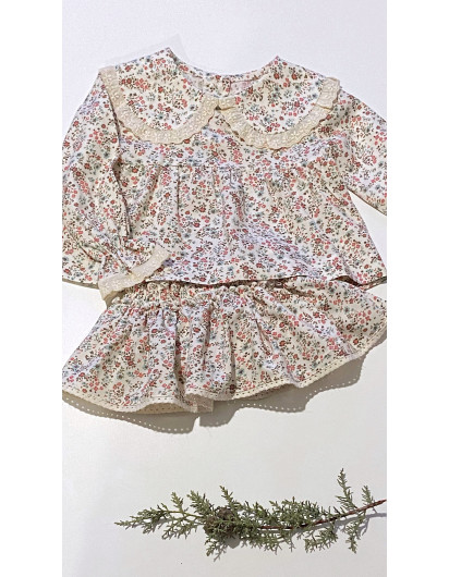 Conjunto Flores Petroleo Baby Yiro en Maunaloakids