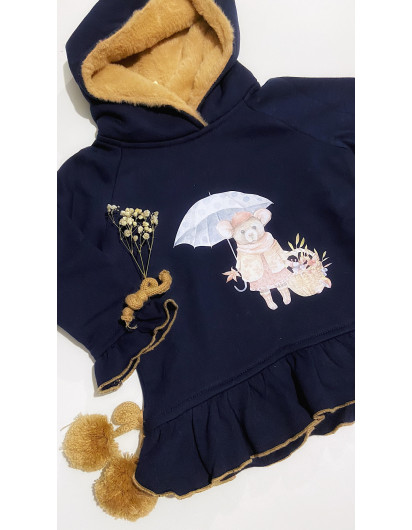 Sudadera Raton La Martinica Sport Niña en Maunaloakids