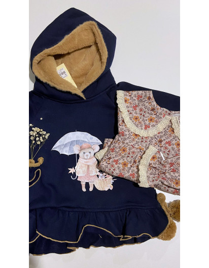 Sudadera Raton La Martinica Sport Niña en Maunaloakids