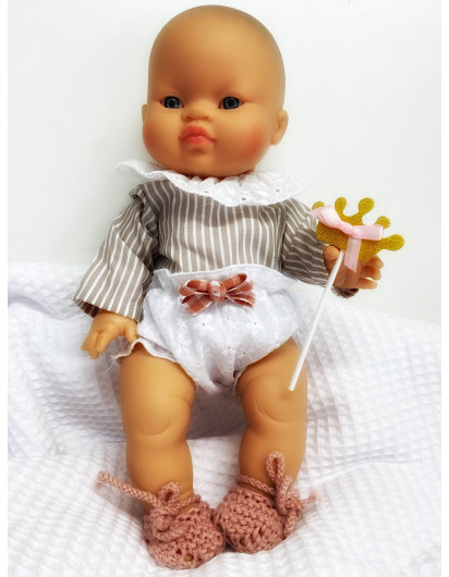Mono Largo Gordi Ropa hecha a medida 34 cm | Candidas Dolls en