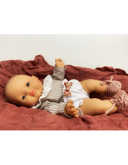 Mono Largo Gordi Ropa hecha a medida 34 cm | Candidas Dolls en