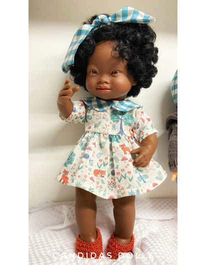Conjunto Vestido Gordi Ropa hecha a medida 34 cm | Candidas