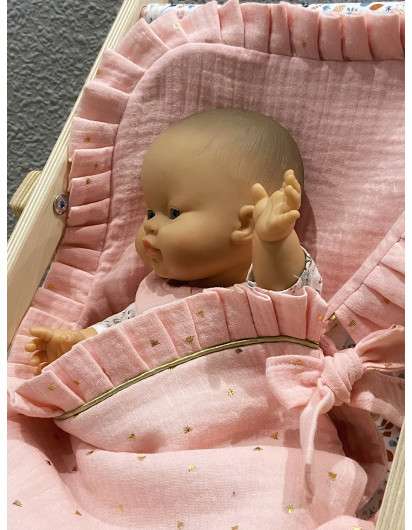 Saco Lazada para Muñeca Rosa | Candidas Dolls en Maunaloakids