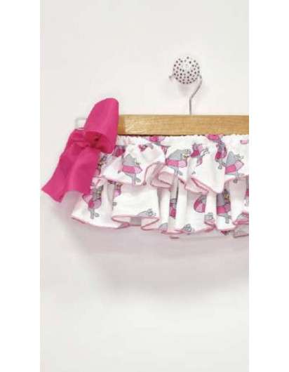 Conjunto Foca Niña Mon Petit Bonbon Camiseta y Braga en
