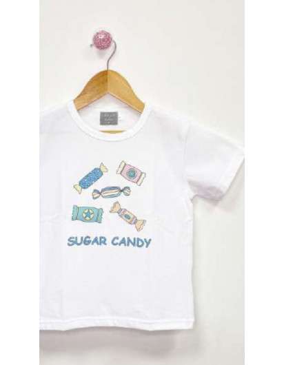 Camiseta Caramelos Niño Mon Petit Bonbon. Colección Caramelos