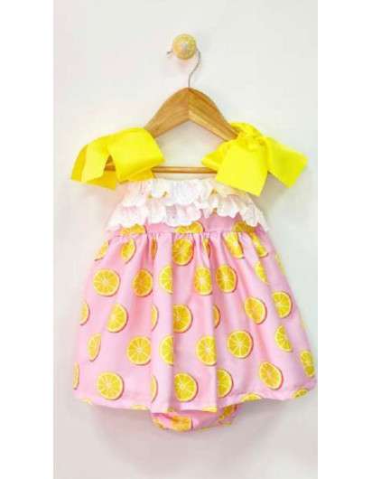Jesusito Limones Estampado Mon Petit Bonbon. Colección Limonada