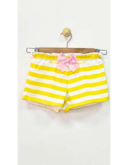 Conjunto Ocas Niña Mon Petit Bonbon Camiseta y Short Rayas