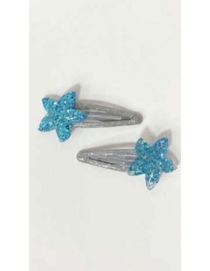 Pack 2 Pinzas Estrella Brillantina Mon Petit Bonbon. Colección