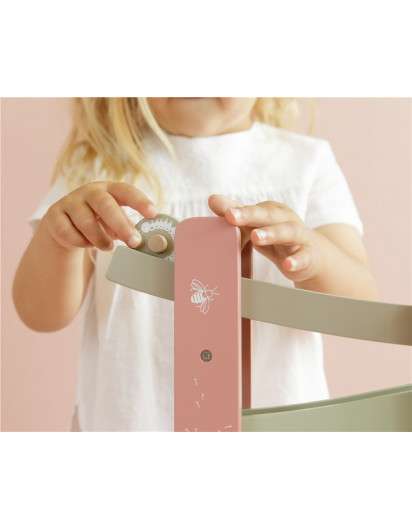 RAMPA DE CARRERAS FLOWERS ROSA LITTLE DUTCH en Maunaloakids