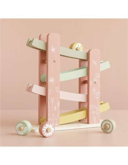RAMPA DE CARRERAS FLOWERS ROSA LITTLE DUTCH en Maunaloakids