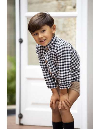 Conjunto Kids Chocolate KOALAS Camisa y Bombacho Niño en