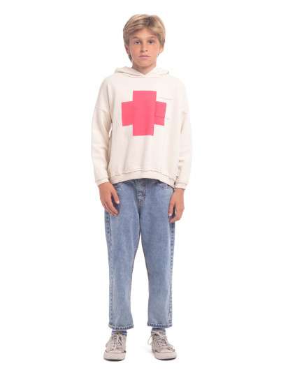 Sudadera Piupiuchick "Cruz Rosa" Unisex en Maunaloakids