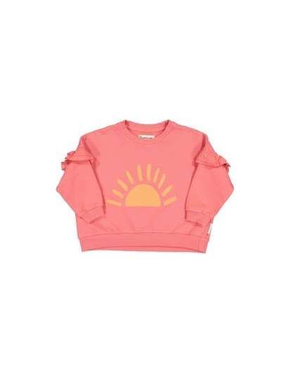 Sudadera Piupiuchick "Sun" Rosa Niña en Maunaloakids