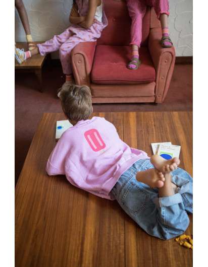 Sudadera Piupiuchick "Ice Cream" Lavanda Unisex en Maunaloakids