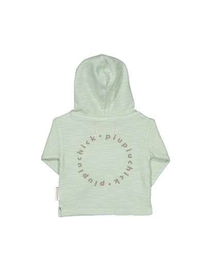 Sudadera Piupiuchick Capucha Verde Claro Unisex en Maunaloakids