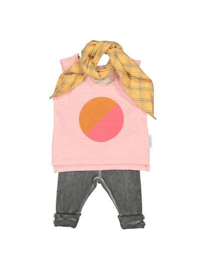 Leggings Piupiuchick Gris Lavado Niña en Maunaloakids