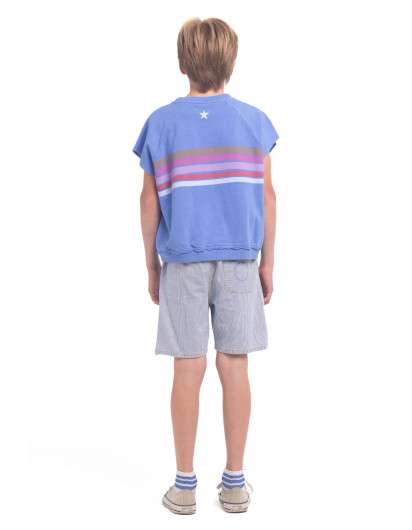 Short Piupiuchick Denim Rayas Niño en Maunaloakids