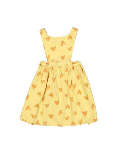 Vestido Piupiuchick Corazones Amarillo Naranja Niña en