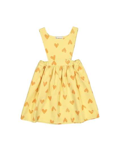 Vestido Piupiuchick Corazones Amarillo Naranja Niña en