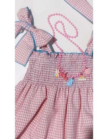 Conjunto Piruleta Niña Mon Petit Bonbon Camiseta y Braga
