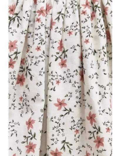 Vestido MERLOT Boetie Flores Volante Hombros en Maunaloakids
