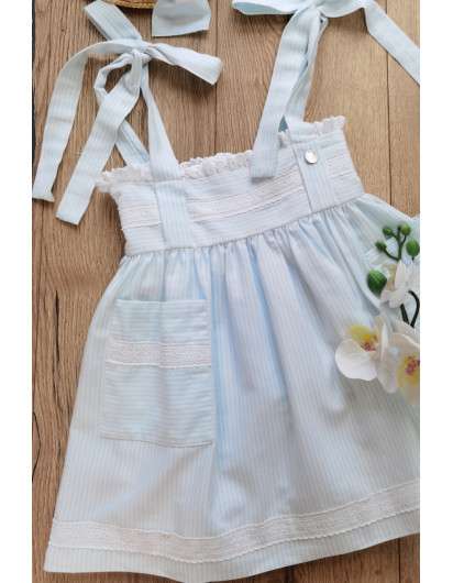 Vestido Azul Laila Boetie Tirantes en Maunaloakids