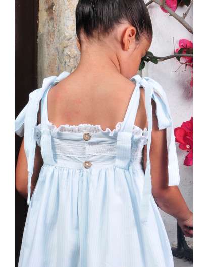 Vestido Azul Laila Boetie Tirantes en Maunaloakids