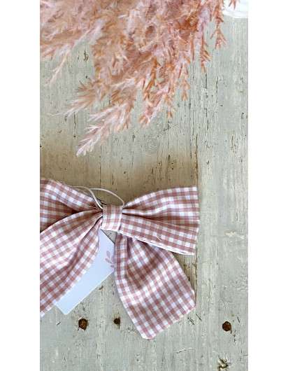 Lazo Boetie Vichy rosa en Maunaloakids