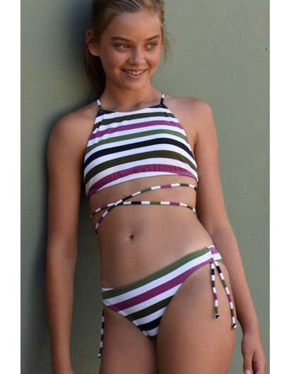 Bikini Tiramisú Maricruz Baño Niña en Maunaloakids