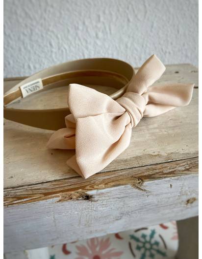 Diadema Tocado con Lazo Camel para el pelo Siena