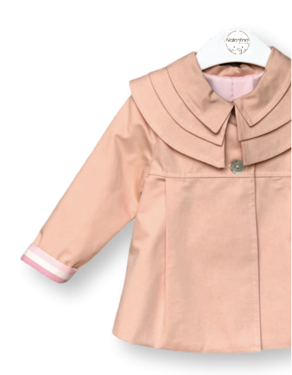 Parka Valentina Bebes Rosa Niña en Maunaloakids