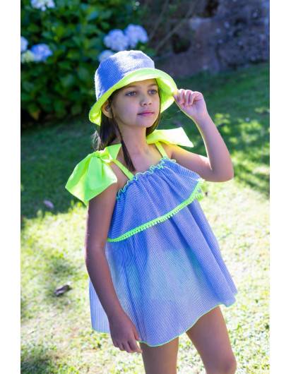 Kaftan Piña Baby La Martinica Niña- en Maunaloakids