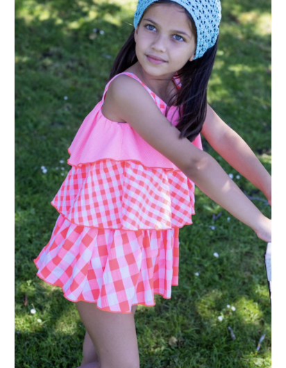 Vestido Kaftan Miami Beach La Martinica Niña Mauna Loa Kids en