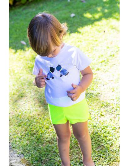 Boxer La Martinica Piña Baby con camiseta para niño en