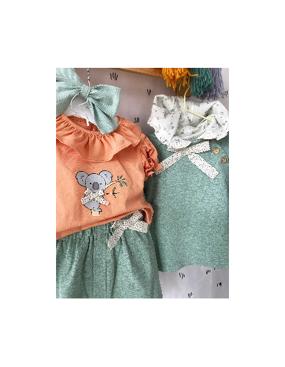 Conjunto Valentina Bebes Koala Jogging 3 piezas en Maunaloakids