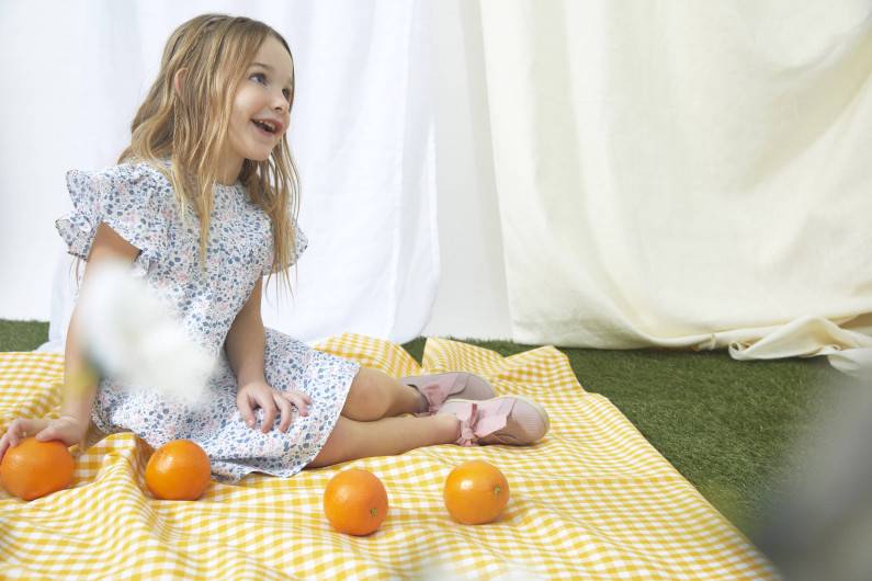 Vestido Liberty Dadati Niña. Colección Bohemia en Maunaloakids