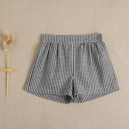 Conjunto Vichy negro Dadati Niña. Colección Noria en