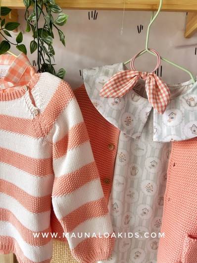 Jersey Mandarina Rayas Paz Rodriguez en Maunaloakids